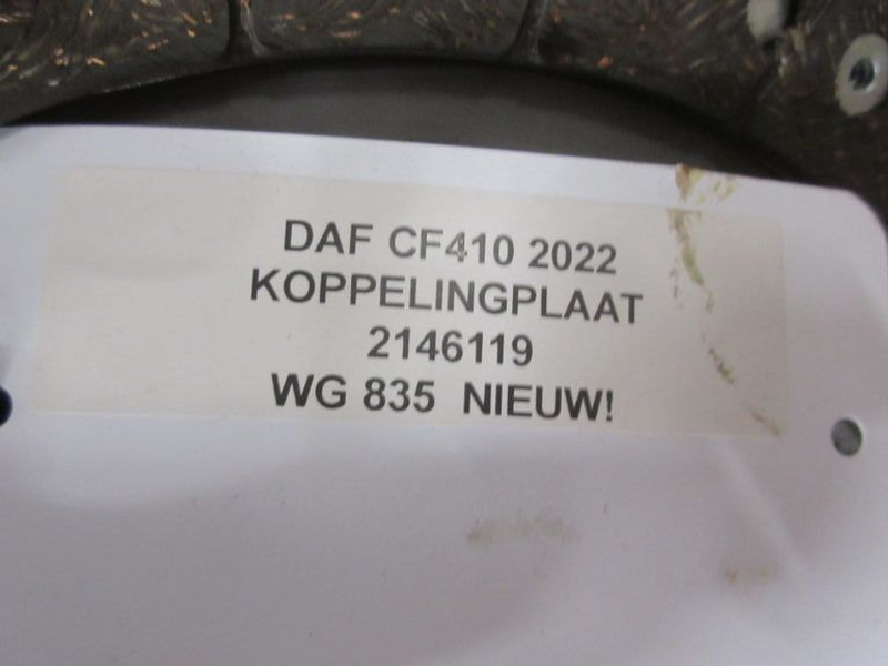 Kupplung und Teile für LKW DAF CF 410 KOPPELINGSPLAAT 2146199 NIEUW EURO 6: das Bild 3