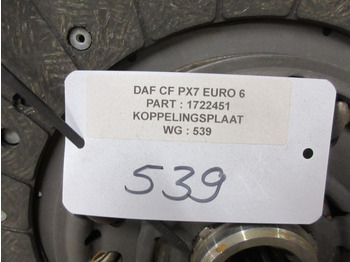 Kupplung und Teile für LKW DAF CF PX7 1722451 KOPPELINGSPLAAT EURO 6: das Bild 3
