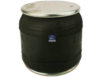 Luftfederung für LKW DT Spare Parts 1.25062 Air spring, with steel piston D: 229 mm, Dmax: 320 mm, M10 x 1,5, M12 x 1,75, L: 284 mm: das Bild 1