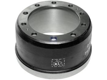 Bremstrommel für LKW DT Spare Parts 2.40307 Brake drum D: 394 mm, 10 bores, b: 28 mm, P: 335 mm, d: 282 mm, H: 253 mm, B: 190 mm: das Bild 1