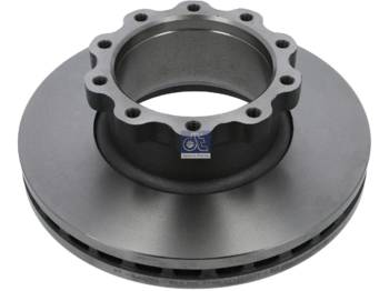 Bremsscheibe für LKW DT Spare Parts 3.62052 Brake disc D: 377 mm, 10 bores, P: 195 mm, M14 x 1,5, d: 162 mm, H: 128 mm, S: 45 mm, s: 37 mm: das Bild 1