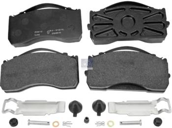 Bremsbeläge für LKW DT Spare Parts 4.90933SP Disc brake pad kit, with accessory kit W: 174 mm, S: 34 mm, H: 84 mm: das Bild 1