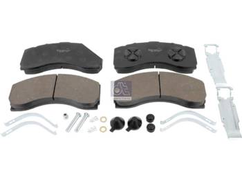 Bremsbeläge für LKW DT Spare Parts 4.90936 Disc brake pad kit W: 245 mm, S: 35 mm, H: 114 mm: das Bild 1