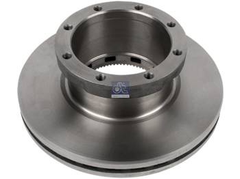 Bremsscheibe für LKW DT Spare Parts 5.21228 Brake disc D: 377 mm, 8 bores, P: 196 mm, M14 x 1,5, d: 169 mm, H: 138,4 mm, S: 45 mm, s: 37 mm: das Bild 1