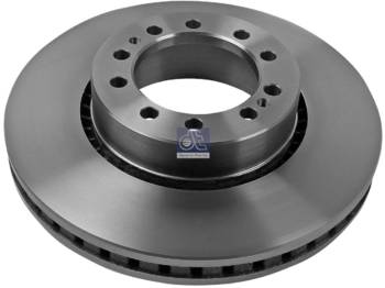 Bremsscheibe für LKW DT Spare Parts 6.61035 Brake disc D: 410 mm, 10 bores, b: 16,5 mm, P: 165 mm, d: 131 mm, H: 93 mm, S: 45 mm, s: 37 mm: das Bild 1