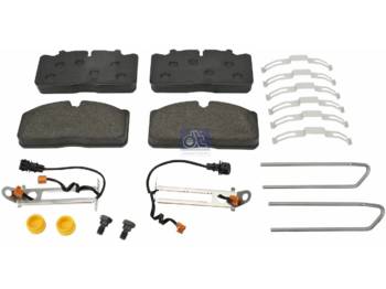 Bremsbeläge für LKW DT Spare Parts 6.95100 Disc brake pad kit, with wear indicators W: 175 mm, S: 26 mm, H: 86 mm: das Bild 1