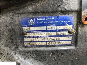 Achse und Teile für Landmaschine Fendt 933 - Wkład Mostu: das Bild 3