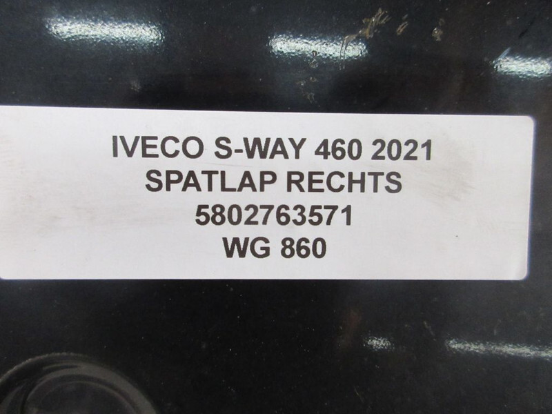 Rahmen/ Chassis für LKW Iveco 5802763571 SPATBORD RECHTS & LINKS S WAY EURO 6: das Bild 9