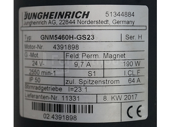 Motor für Flurförderzeug Jungheinrich 51344884 Steering motor 24V type GNM5460H-GS23 sn 4391898: das Bild 2