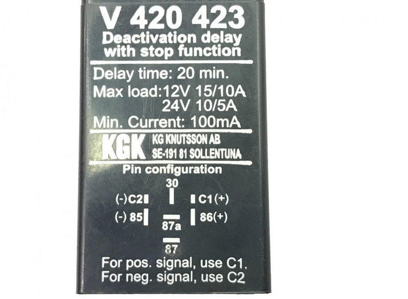 Elektrische Ausrüstung KGK XF105 (01.05-): das Bild 5