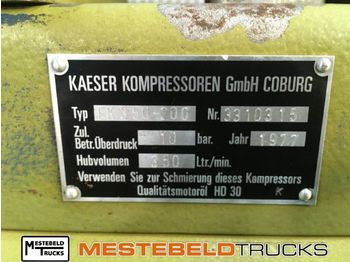 Kompressor, Druckluftanlage für LKW Keaser Compressor type 216053: das Bild 3