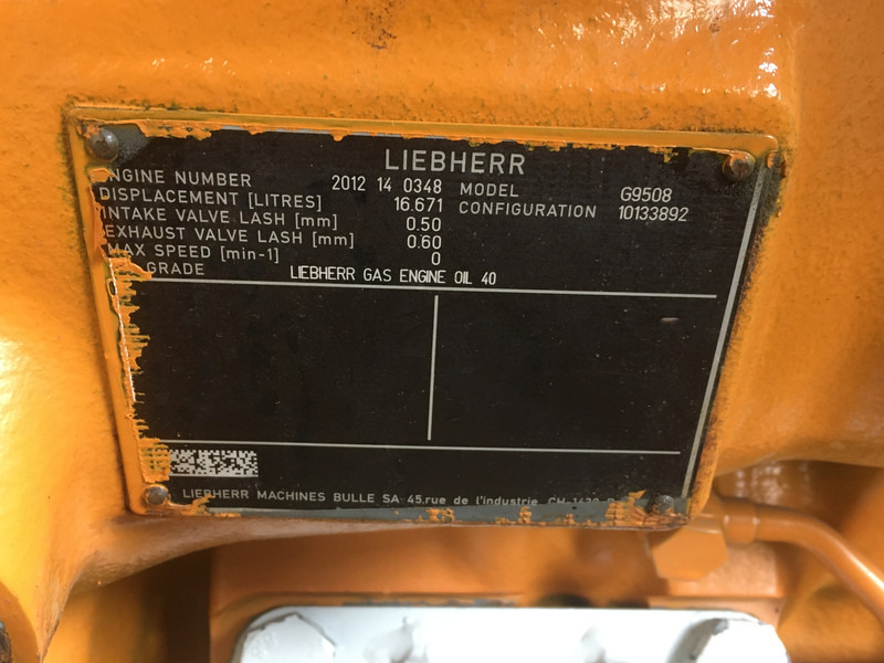 Motor für Baumaschine Liebherr G9508 FOR PARTS: das Bild 6