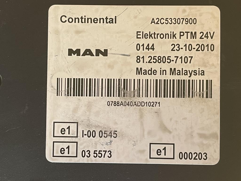 Steuergerät für LKW MAN PTM 81.25805-7107: das Bild 3