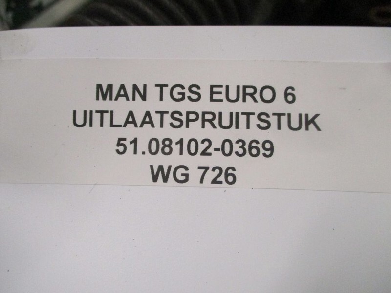 Abgaskrümmer für LKW MAN TGS 51.08102-0369 UITLAATSPRUITSTUK EURO 6: das Bild 2