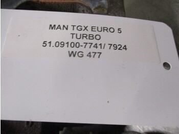 Turbolader für LKW MAN TGX 51.09100-7741 / 7924 TURBO EURO 5: das Bild 2