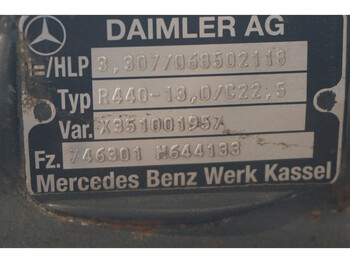 Hinterachse für LKW Mercedes-Benz R440-13/C22.5 43/13: das Bild 4