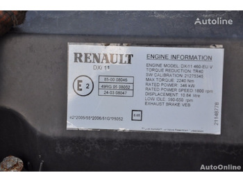 Motor für LKW Renault 11 460   Renault PREMIUM DXI: das Bild 4
