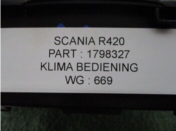 Armaturenbrett für LKW Scania R420 1798327 KLIMA BEDIENING EURO 5: das Bild 2