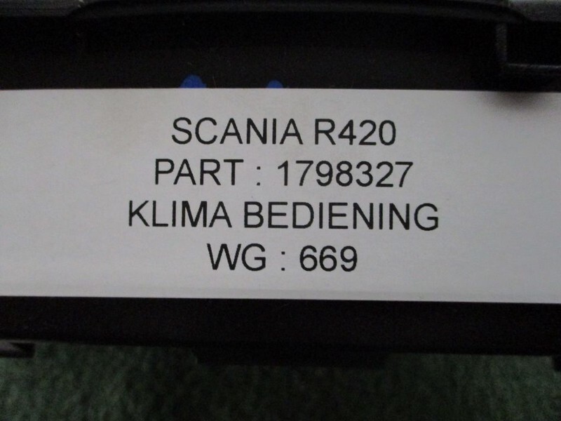 Armaturenbrett für LKW Scania R420 1798327 KLIMA BEDIENING EURO 5: das Bild 2
