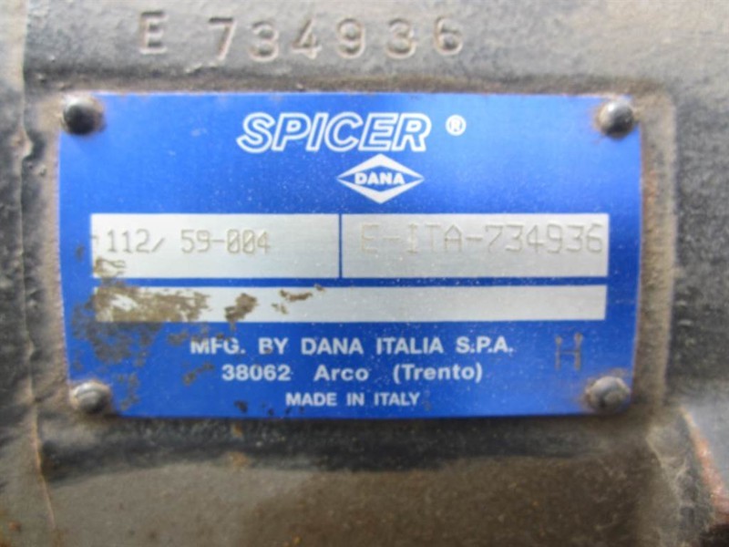 Achse und Teile für Baumaschine Spicer Dana 112/59-004 - Axle housing/Achskörper/Astrecht: das Bild 6