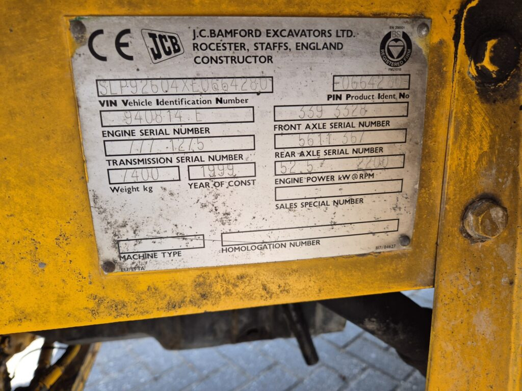 Dieselstapler JCB 926 roughterrain forklift