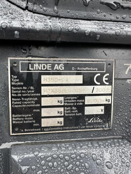 Dieselstapler Linde H35D-04 DIESEL mit Ballenklamern