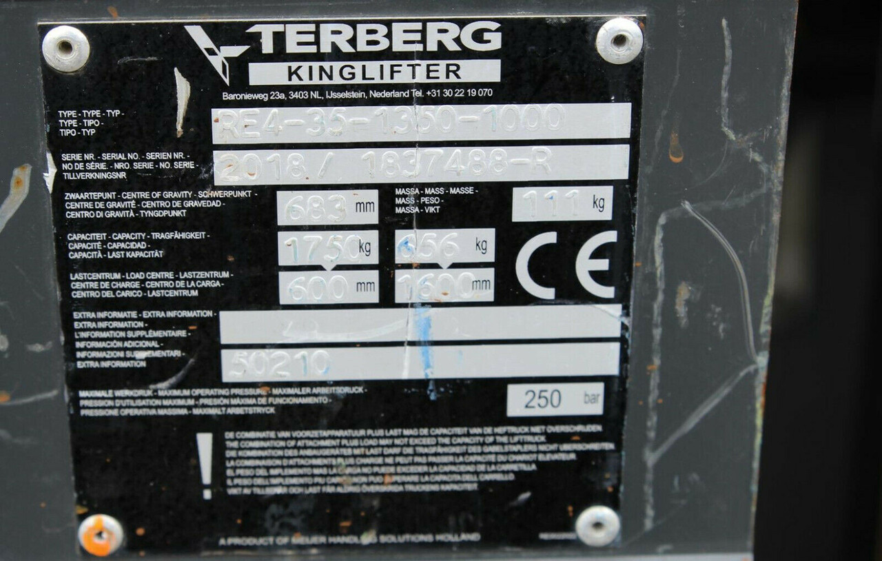 Mitnahmestapler Terberg Kinglifter TKL-M1x3 Mitnahmestapler 470h