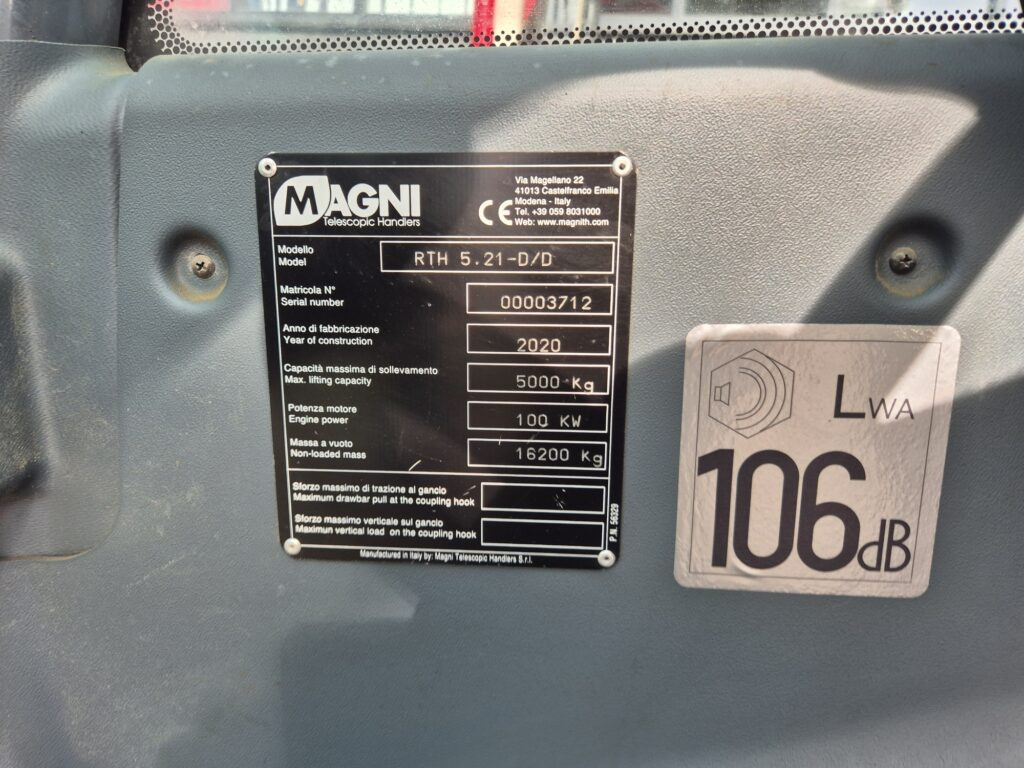 Teleskoplader MAGNI RTH 5.21 D/D