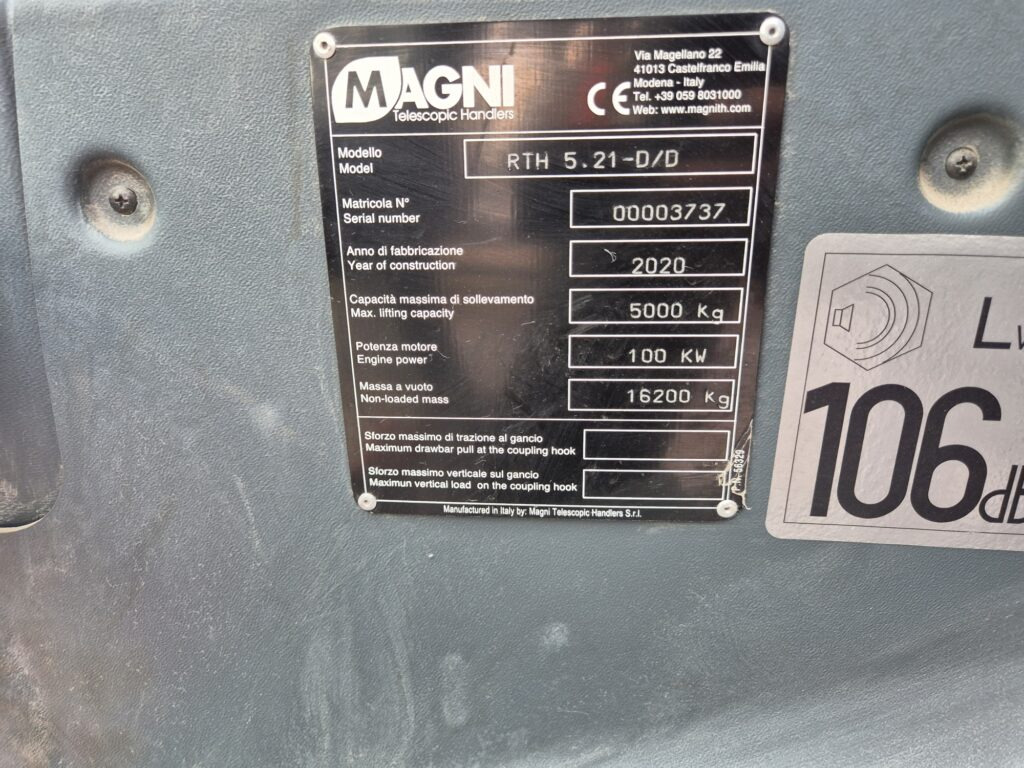Teleskoplader MAGNI RTH 5.21 D/D