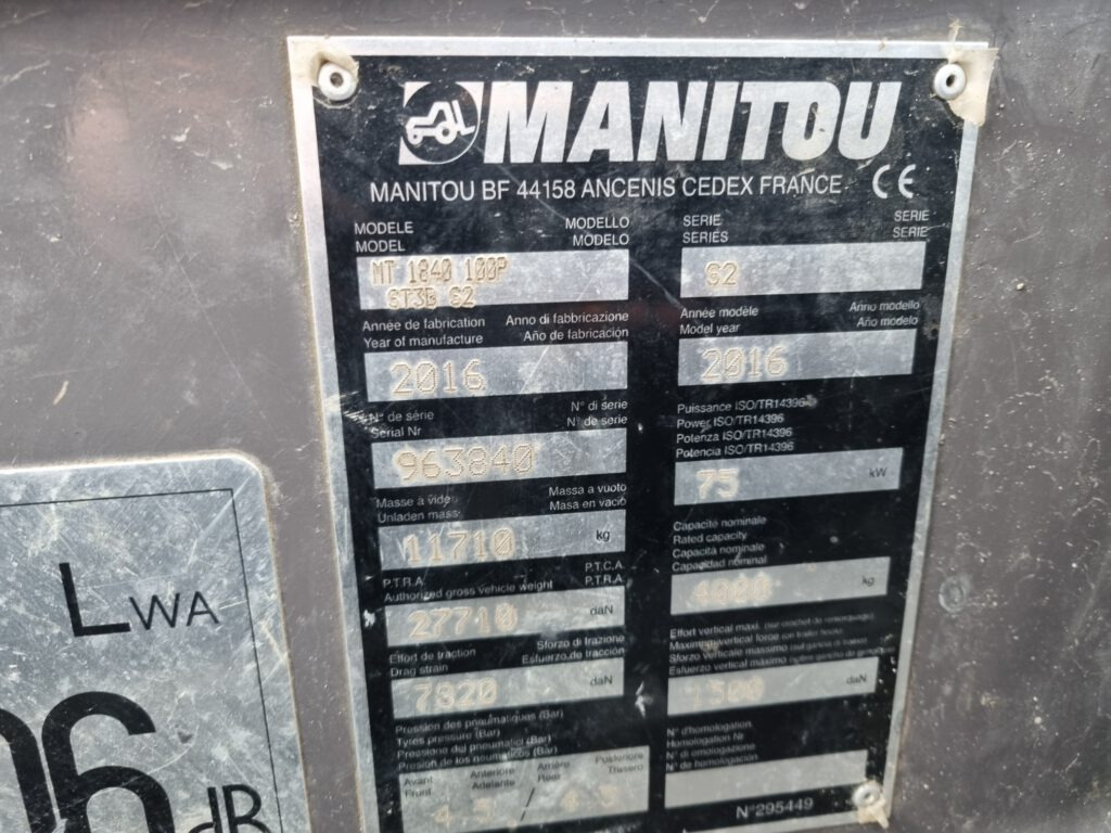 Teleskoplader MANITOU MT 1840 privilege