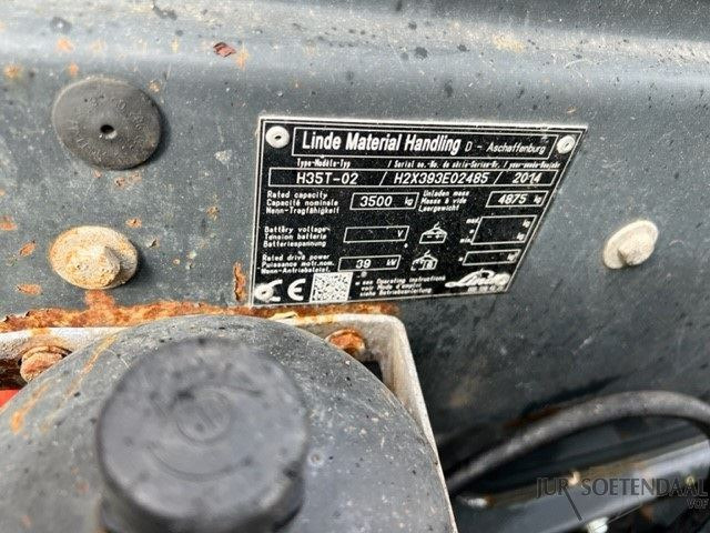 Treibgasstapler LINDE H 35 TEV0