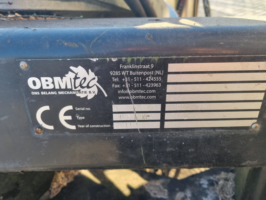 Baumstumpffräse OBMTEC Pro270XL stump grinder