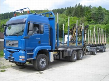 MAN TGA 33.480 6x4 BB lesák - Rückewagen
