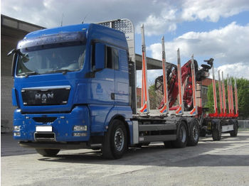 MAN TGX 26.440 mit Kran PENT 1000SH /Euro 5  - Rückewagen