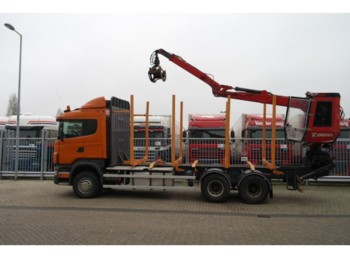 Scania R 480 6X4 FOR LOG TRANSPORT WITH JONSERED 1020 C - Rückewagen