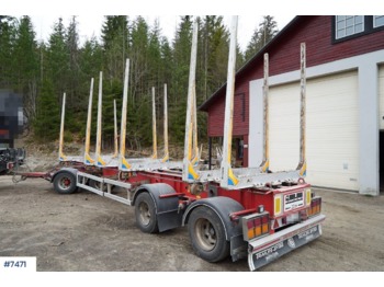 Rückewagen, Anhänger Trailer-Bygg timber trailer: das Bild 1