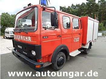 Feuerwehrfahrzeug IVECO Magirus 75-14 LF 8/6 Pumpe Wassertank Feuerwehr: das Bild 1