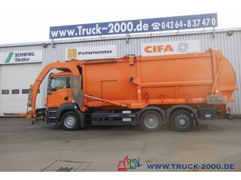 Müllwagen Für die Beförderung von Müll MAN TGA 26.320 Hüffermann Frontlader mit Waage*31m³*: das Bild 1