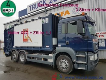 Müllwagen Für die Beförderung von Müll MAN TGS 26.320 Haller X2 + Zöller 1.1 Deutscher LKW: das Bild 1