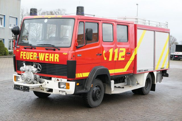 Feuerwehrfahrzeug Mercedes-Benz 814 F 4x2, Pumpe, DOKA, Feuerwehr, 26tkm: das Bild 9