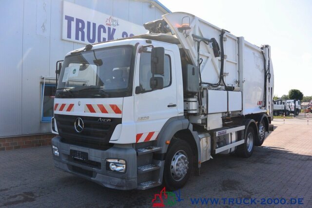 Müllwagen Für die Beförderung von Müll Mercedes-Benz Axor 2529 Faun Überkopf Frontlader 25 m³ 1.Hand: das Bild 12
