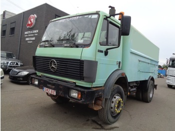 Kehrmaschine Mercedes-Benz SK 1722 134"km 4x4 belgium truck: das Bild 1