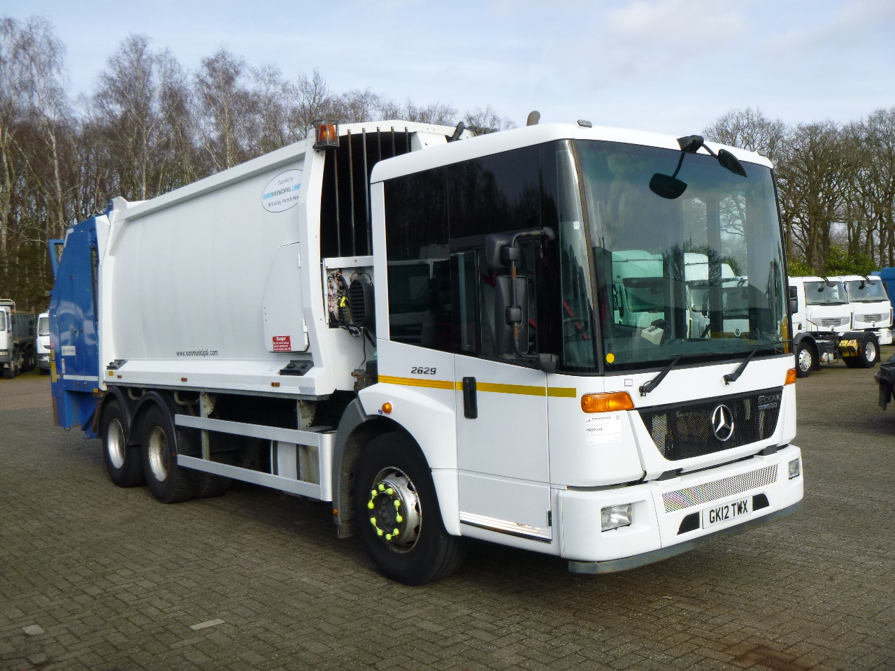 Müllwagen Mercedes Econic 2629 6x4 RHD Euro 5 EEV Geesink Norba refuse truck: das Bild 2