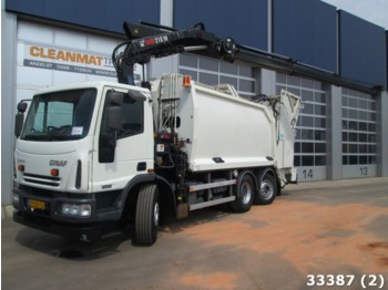Ginaf C 3127 N met Hiab 21 ton/mtr laadkraan - Müllwagen