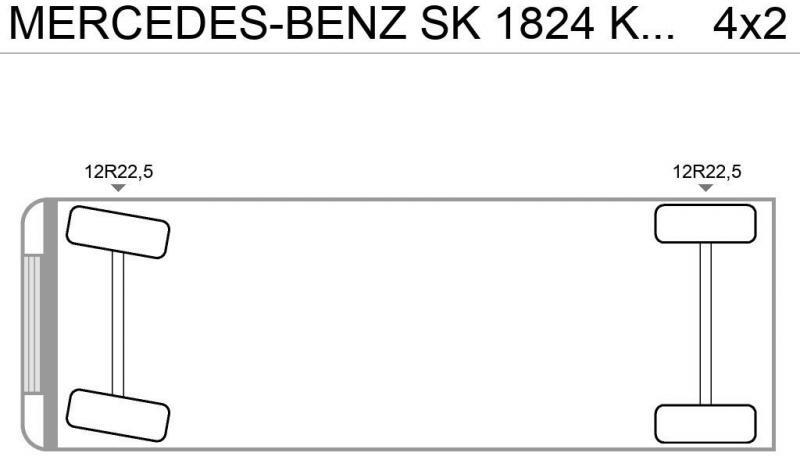 Saug-/ Spülfahrzeug Mercedes SK 1824  ASSMANN  SAUG SPÜL  A3  TANK  KOMBIFZ
