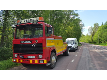 Abschleppwagen Für die Beförderung von schwere Technik Scania 140 super: das Bild 1