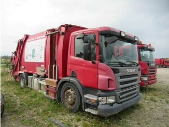Müllwagen Scania P270, 3 Kammern, NTM Rear Axle broken: das Bild 1