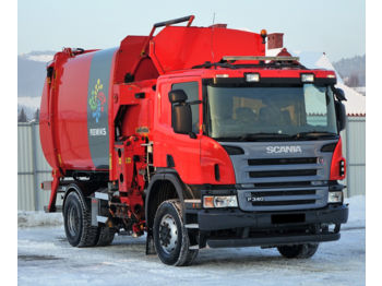 Müllwagen Scania P340 Müllwagen *4x4* Top Zustand!: das Bild 1
