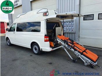 Krankenwagen Volkswagen T5 Krankentransport inkl Trage Rollstuhl Scheckh: das Bild 1