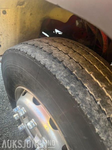 Abrollkipper 1993 Scania R-serie 143 450 Topliner med krokløft EU OK 11.2026